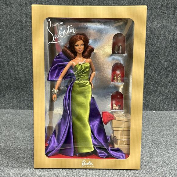 Barbie Collector Christian Louboutin Anemone Doll R4487 Mattel Gift Set New Box - Picture 2 of 11